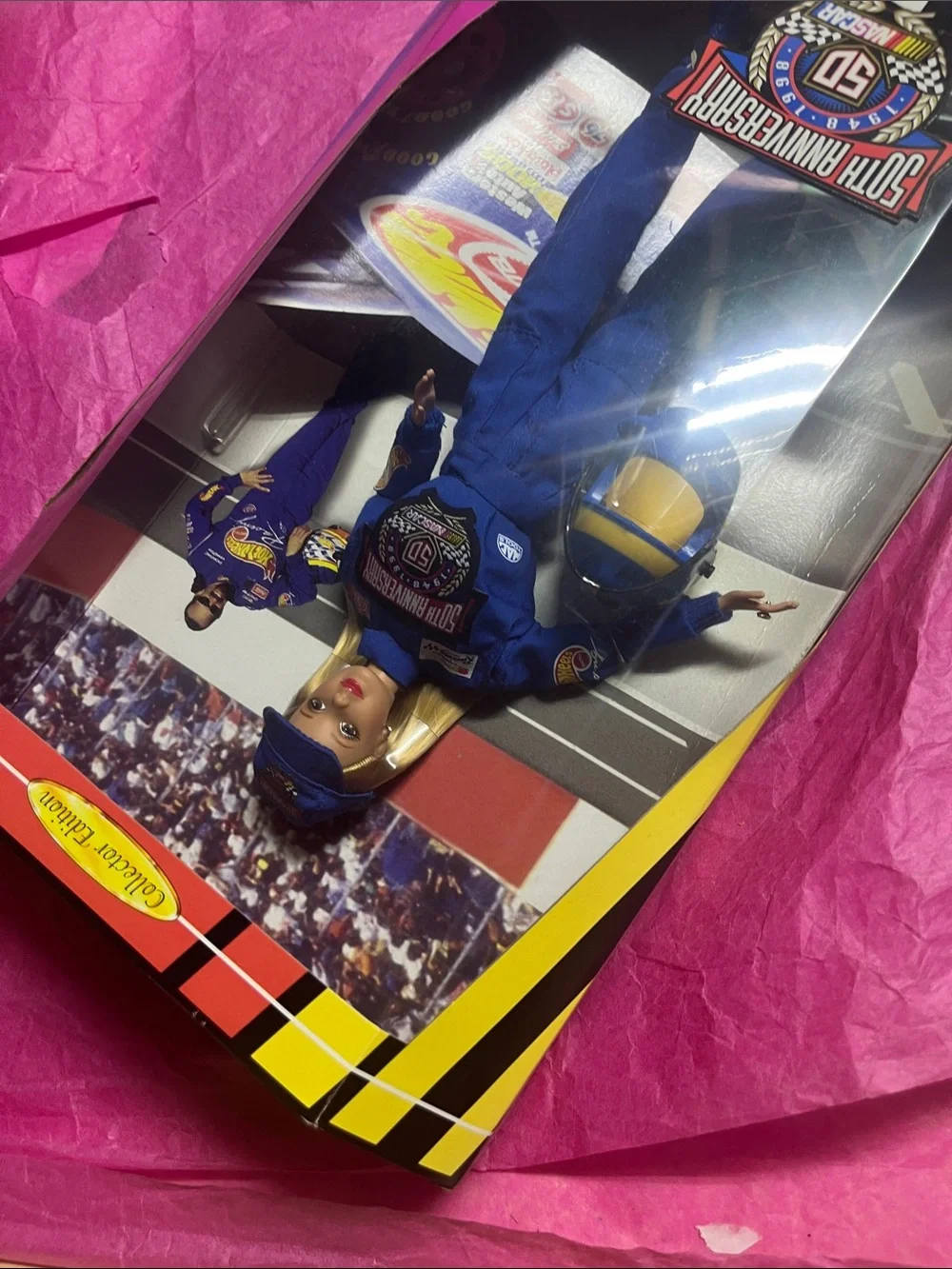 1998 Mattel NASCAR 50th Anniversary Collector Edition Barbie (Model #20442) NRFB